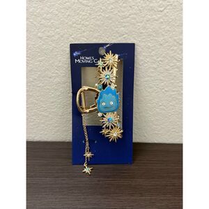 Studio Ghibli Howl's Moving Castle Blue Calcifer Claw Hair Clip with Charm